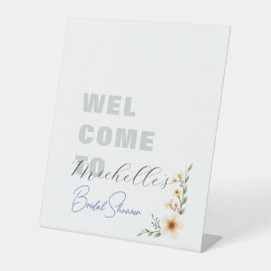 Minimalistisches Niedliches Brautparty Sockelschild