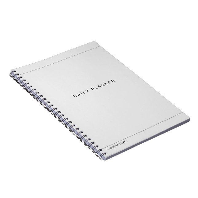 Minimalistisches Notebook Notizblock (Rechte Seite)