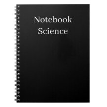 minimalistisches Notizbuch für Wissenschaft