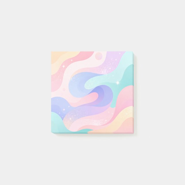 Minimalistisches Notizbuch Post-it Klebezettel (Vorderseite)