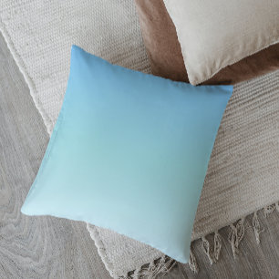 Minimalistisches Ombre Ruhige Gewässer Kissen