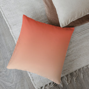 Minimalistisches Ombre Tropisches Paradies Kissen