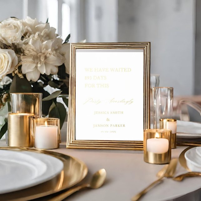 Minimalistisches Party Dementsprechend Begrüßungsz Foliendrucke (Von Creator hochgeladen)