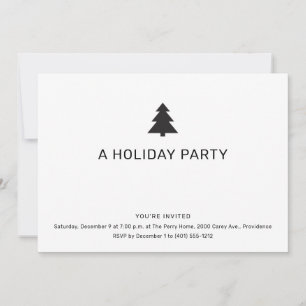 Minimalistisches Party Einladung