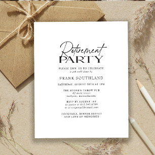 Minimalistisches Party für Schwarz-weiße Altersver