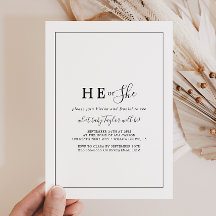 Minimalistisches Party zwischen ihm und ihr Geschl