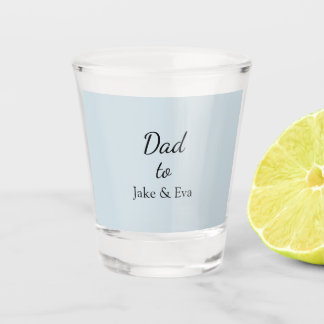 Minimalistisches Pastell-Shotglas | Vatertagsgesch Schnapsglas