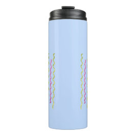 Minimalistisches Pastellblau Süße Tasse Thermal Tu