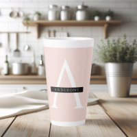 Minimalistisches Pastellrosa personalisierter Name