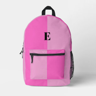 Minimalistisches Pastellrosa-Rucksack mit individu Bedruckter Rucksack