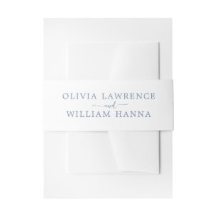 Minimalistisches Periwinkle Wedding Bly Band