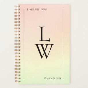 Minimalistisches Personalisiertes Geschäft Planer