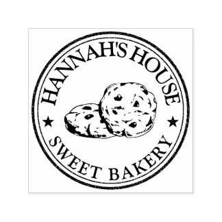 Minimalistisches personalisiertes Logo Permastempel