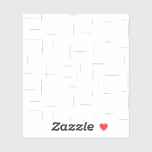 Minimalistisches personalisiertes Ordnerset Aufkleber