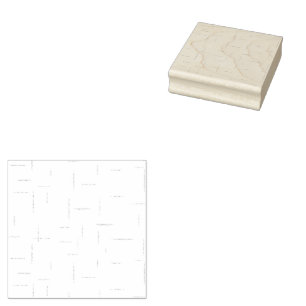 Minimalistisches personalisiertes Ordnerset Gummistempel