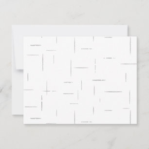 Minimalistisches personalisiertes Ordnerset Mitteilungskarte
