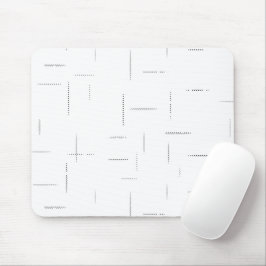 Minimalistisches personalisiertes Ordnerset Mousepad