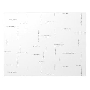 Minimalistisches personalisiertes Ordnerset Notizblock