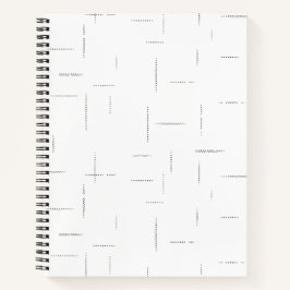 Minimalistisches personalisiertes Ordnerset Notizbuch
