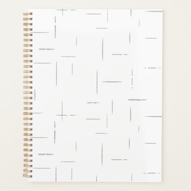 Minimalistisches personalisiertes Ordnerset Planer (Vorderseite)
