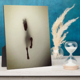 Minimalistisches Pferd Abstraktes Pferd tritt aus Fotoplatte