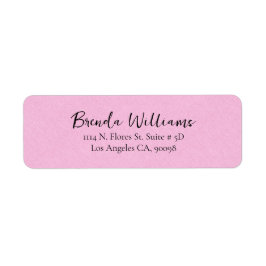 Minimalistisches Pink Linen Textur Weiße Schrift