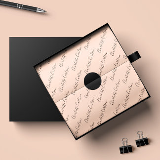 Minimalistisches Pink-Skript für den Business-Chic Geschenkpapier