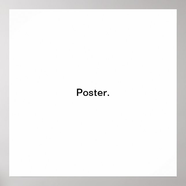 Minimalistisches Poster (Vorne)