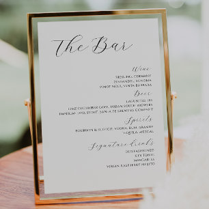 Minimalistisches Poster der modernen Hochzeitsgetr