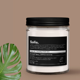 Minimalistisches Produktetikett Lebensmitteletikett