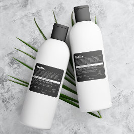 Minimalistisches Produktetikett Quadratischer Aufkleber