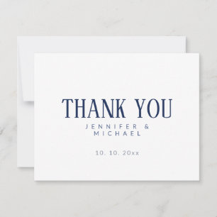 Minimalistisches Professionelles Modernes Elegante Dankeskarte