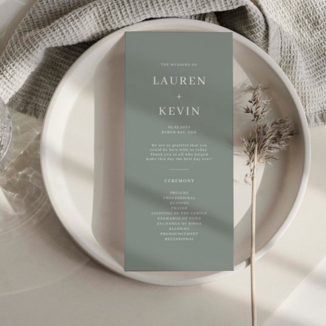 Minimalistisches Programm für einfache Hochzeiten (Von Creator hochgeladen)