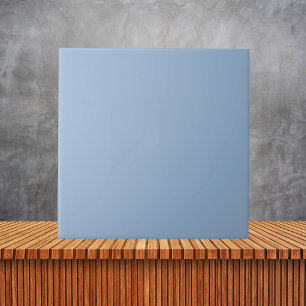 Minimalistisches Pulver Blaue Schlichte Farbe Fliese