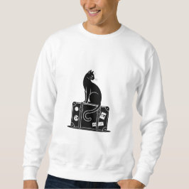 Minimalistisches Reisekattoshirt Sweatshirt