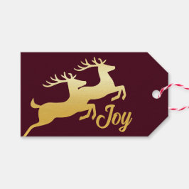 Minimalistisches Rentier Geschenkanhänger