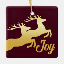 Minimalistisches Rentier Keramikornament