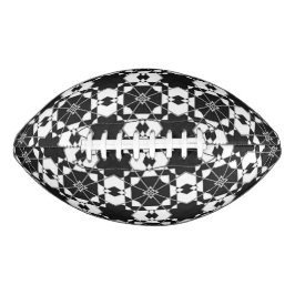 Minimalistisches Retro-Karamuster – monochromes De Football