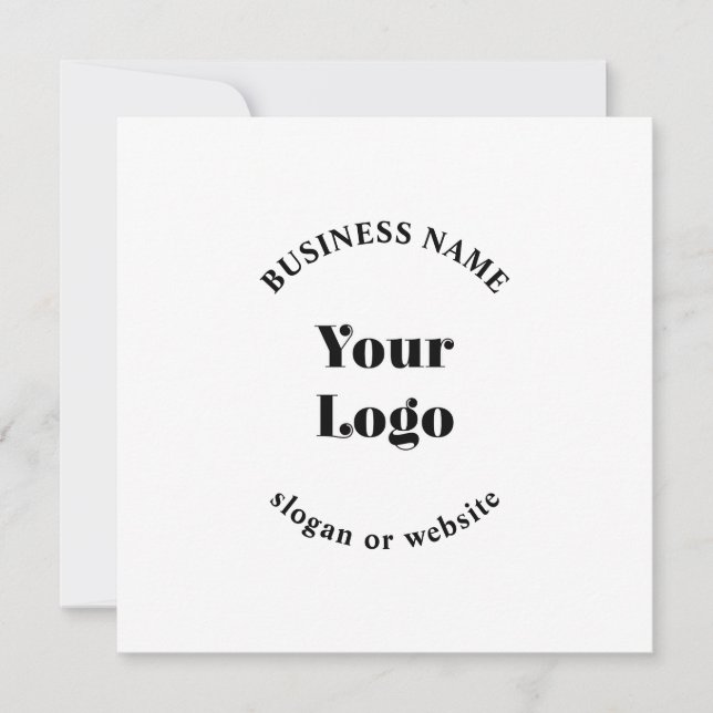 Minimalistisches Retro-Modern-Template für Ihr Log Einladung (Vorderseite)