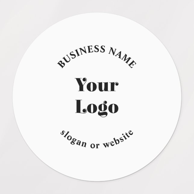 Minimalistisches Retro-Modern-Template für Ihr Log Etiketten (Design 1)