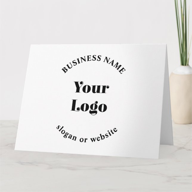 Minimalistisches Retro-Modern-Template für Ihr Log Karte (Vorderseite)