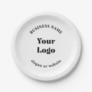 Minimalistisches Retro-Modern-Template für Ihr Log Pappteller