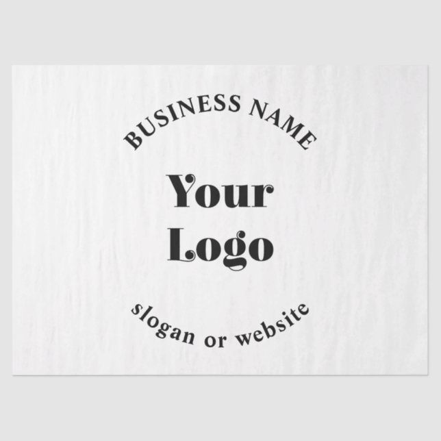 Minimalistisches Retro-Modern-Template für Ihr Log Seidenpapier (Vorderseite)