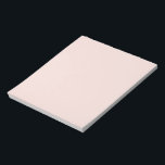 Minimalistisches Rosa, schlicht elegant und elegan Notizblock<br><div class="desc">Minimalistisches,  rosa,  solide schlicht elegantes,  modernes,  gürtelförmiges Notizblock</div>
