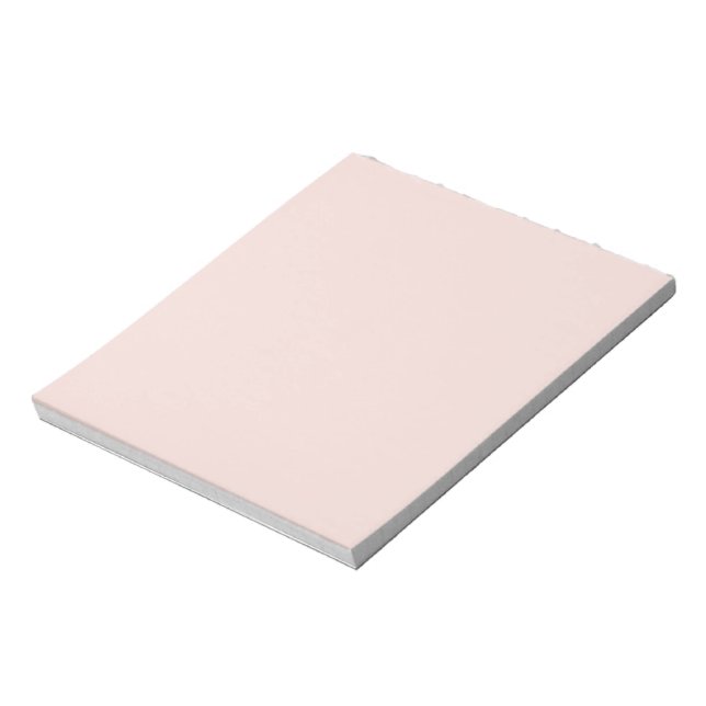 Minimalistisches Rosa, schlicht elegant und elegan Notizblock (Rotiert)