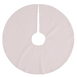 Minimalistisches Rosa, schlicht elegant und elegan Polyester Weihnachtsbaumdecke