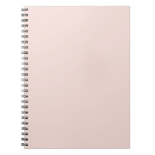 Minimalistisches Rosa schlichte kräftige Farbe ele Notizblock