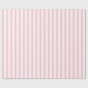 Minimalistisches rosa Streifen-Wrap-Papier Geschenkpapier