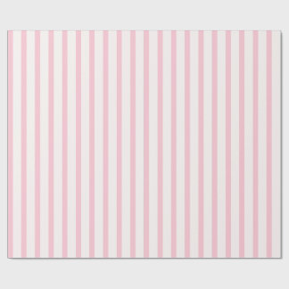 Minimalistisches rosa Streifen-Wrap-Papier Geschenkpapier