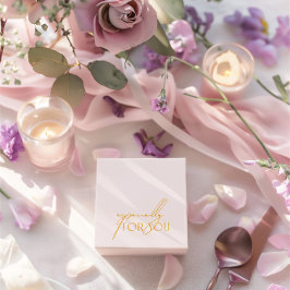 Minimalistisches Rosa und Gelb, besonders für Sie Geschenkschachtel